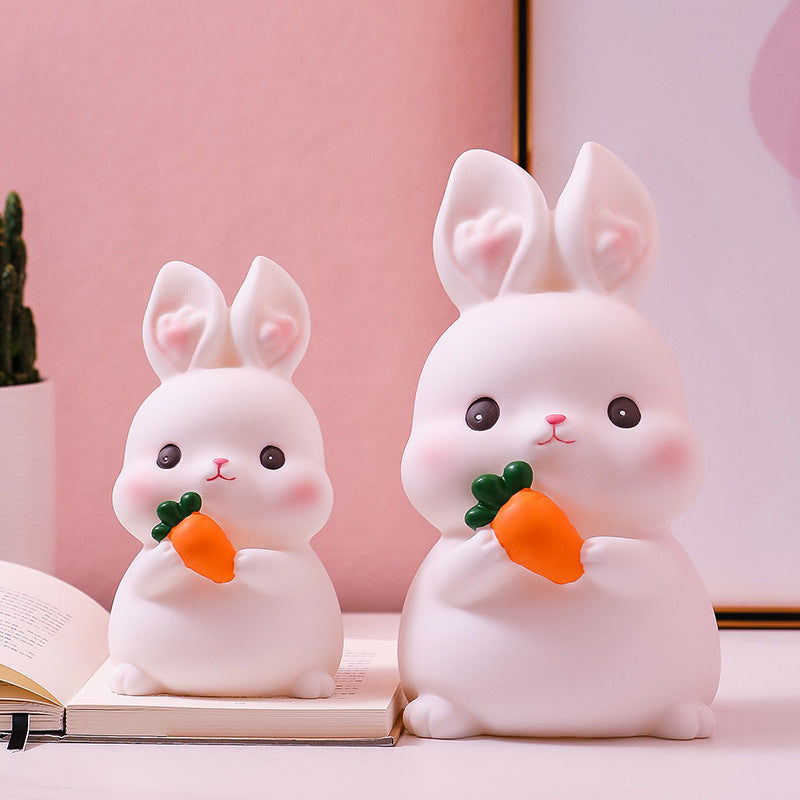 Sparschwein in Kaninchenform für die Dekoration im Kinderzimmer