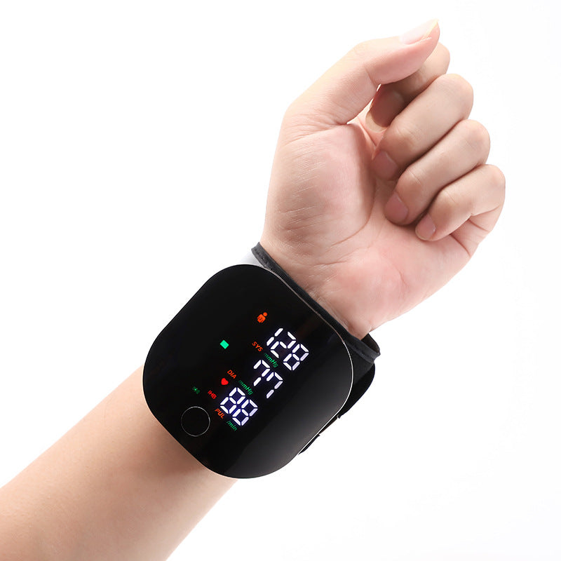 Rechargeable Wrist Blood Pressure Monitor with Backlit Display