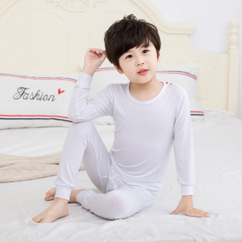 Kids' Modal Autumn Clothing Set | Long-Sleeve Top & Trousers | Boys & Girls