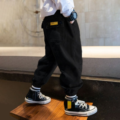 Boys' Shoes and Dungarees Set for Older Children