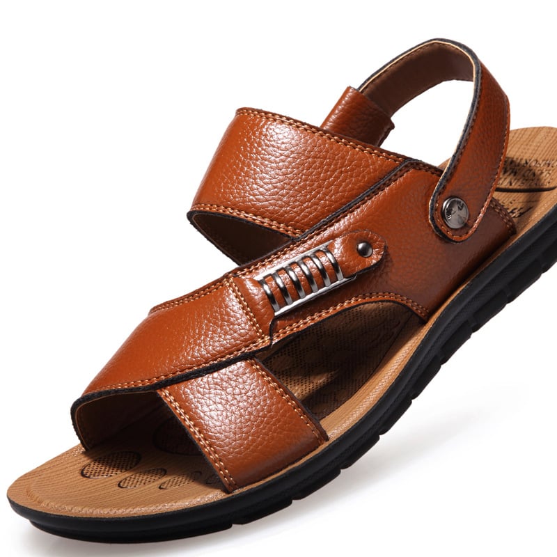 Men's Casual Leather Sandals