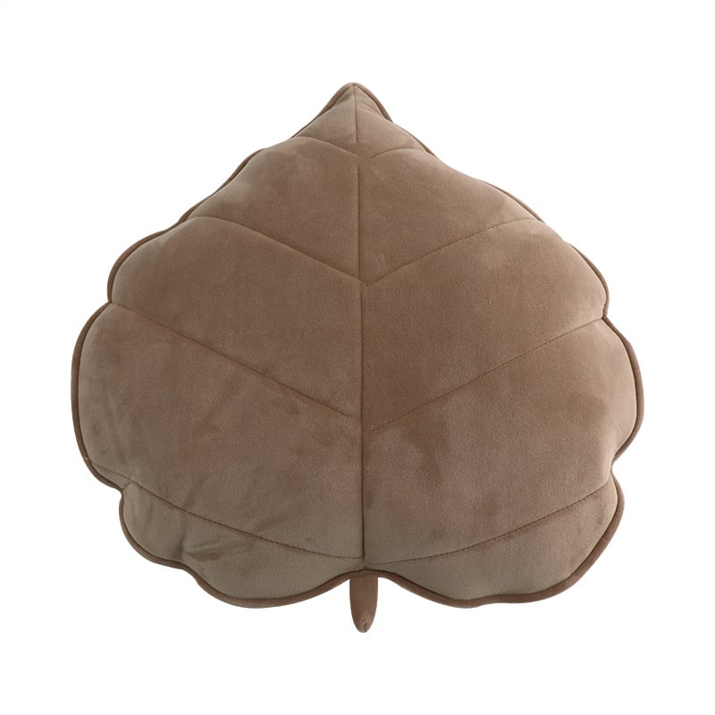 Coussin décoratif 3D en forme de feuille de cœur pour chambre d'enfant et décoration intérieure