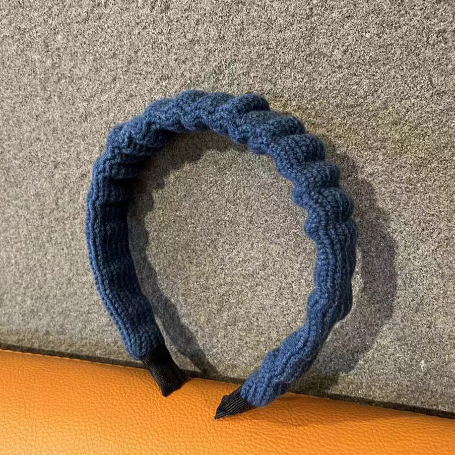 Retro Woolen Headband for Women – 8 Colours