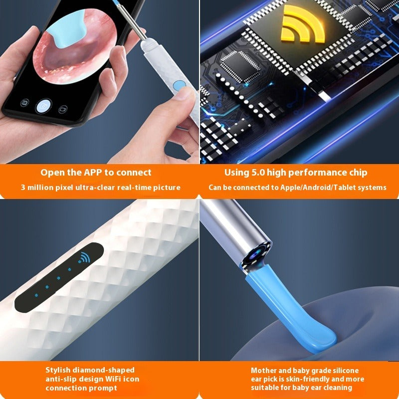 Smart HD Visual Ear Pick with LED Light