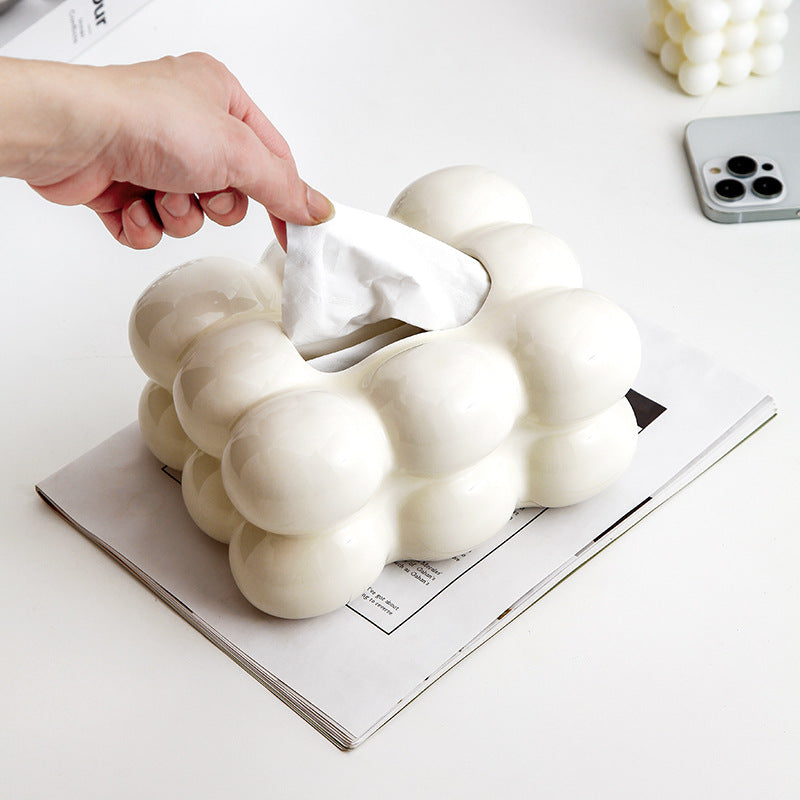 Aesthetic Tissue Box Cover – Cute Minimalist Home Decor