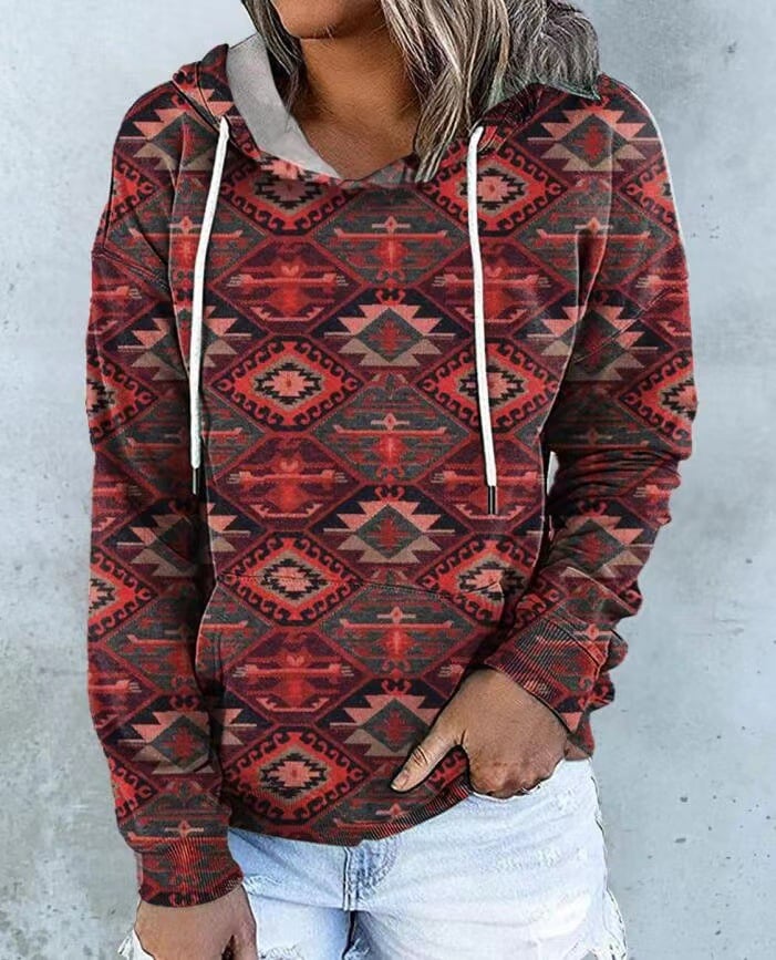 Women's Burst Print Sweatshirt