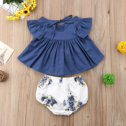 Kids Summer Two-Piece Outfit Set