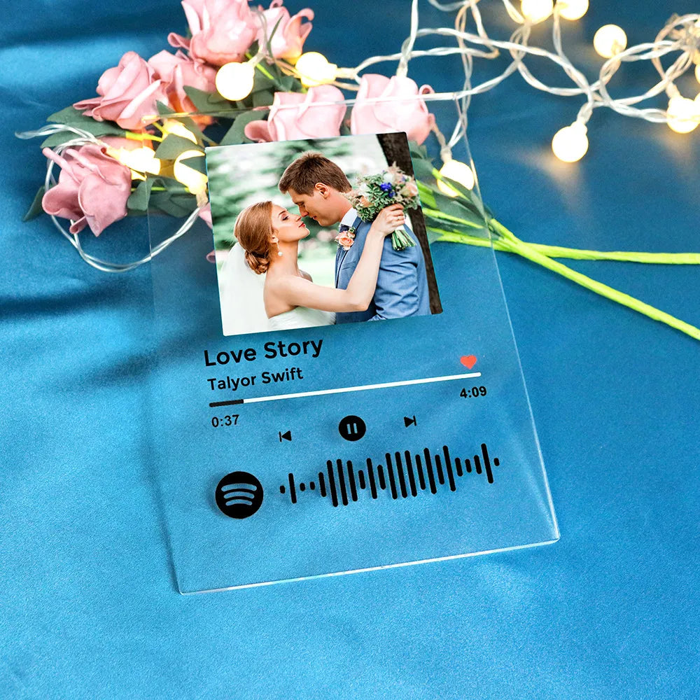 Acrylic Music-Themed Display Board