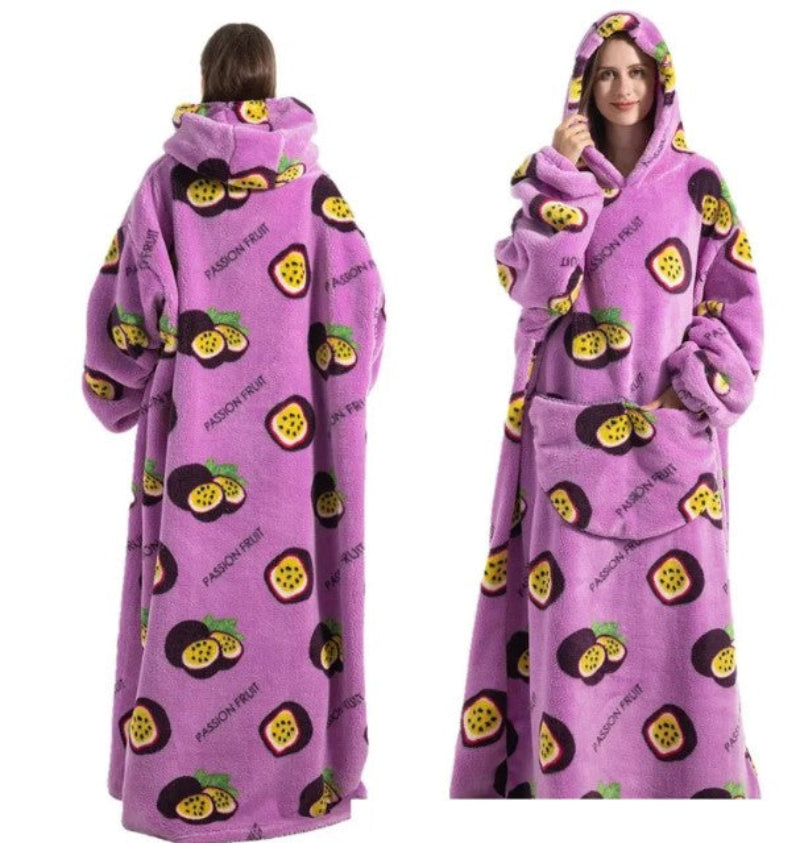 Relaxed-Fit Blanket Nightgown