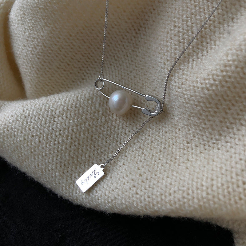 S925 Silver Pearl Choker Necklace