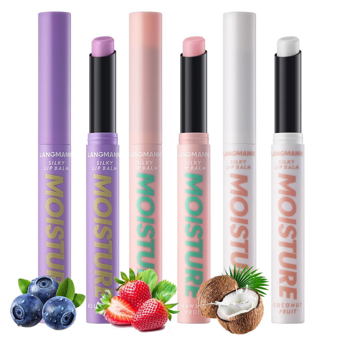Jolilab 3-Piece Colour-Changing Tinted Lip Balm Set