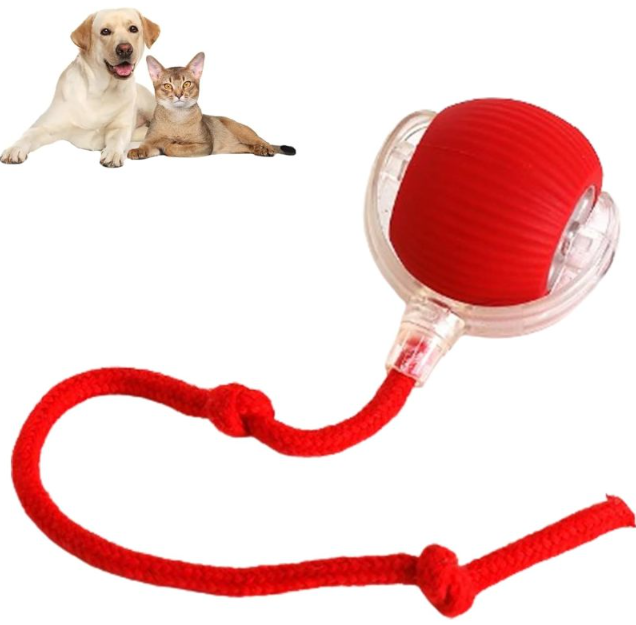 Smart Rolling Pet Ball | Interactive Cat & Dog Toy