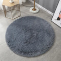 Runder Plüschteppich für Wohnzimmer-Dekoration (80 cm)