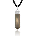 Sugandha Wellness Pyrite Healing Crystal Necklace – Abundance, Luck & Protection