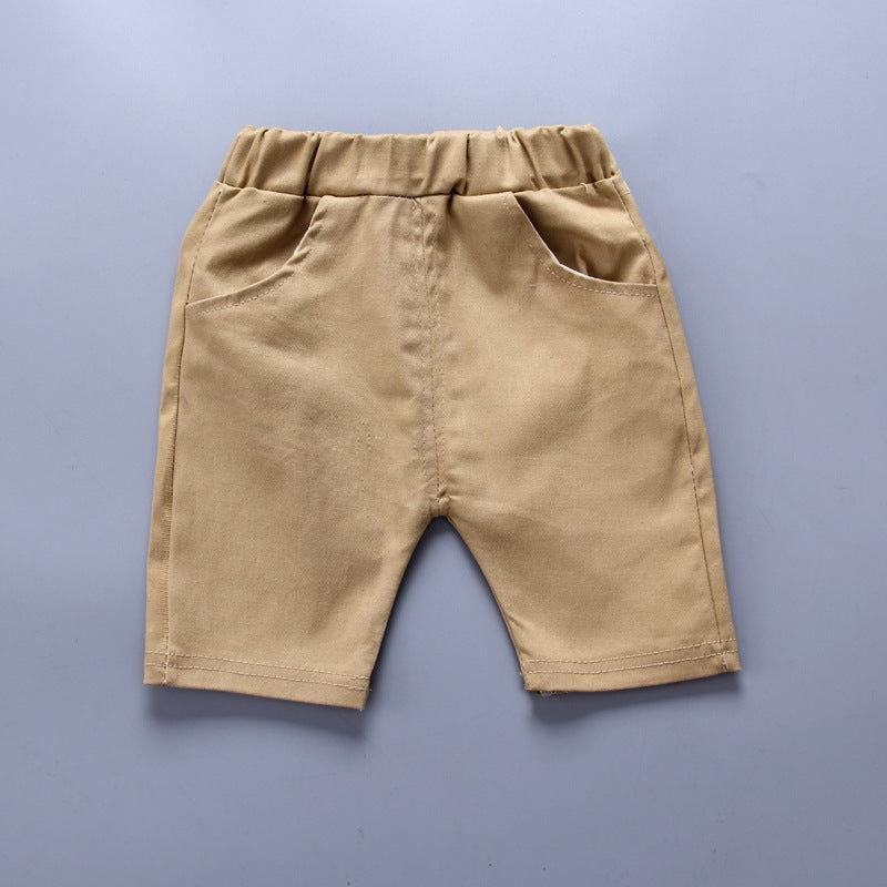 Boys' Summer Cotton T-Shirt & Shorts Set | Ages 1–4