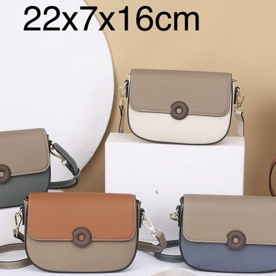 Mini Genuine Leather Saddle Crossbody Bag