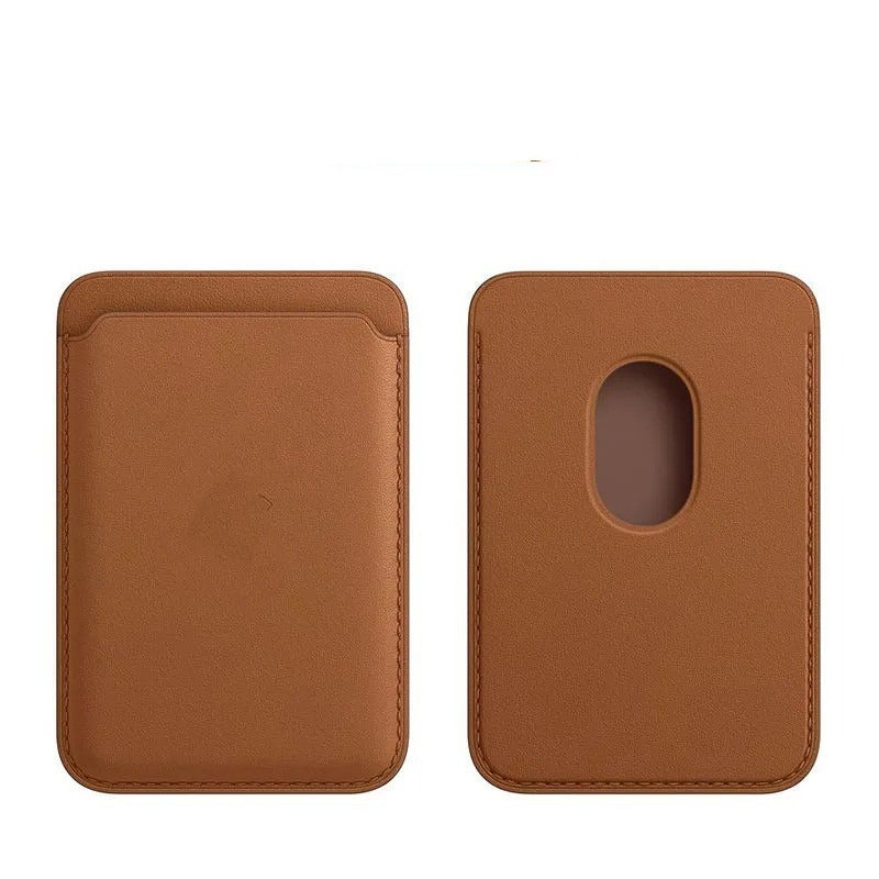 Magnetic Leather Card Holder