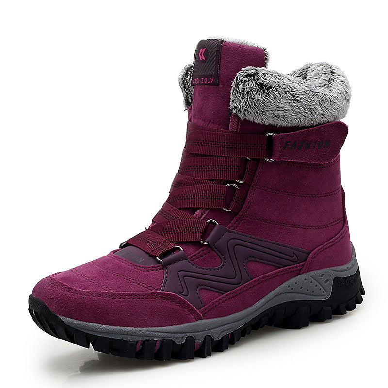 Padded Winter High-Top Shoes