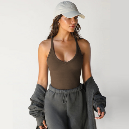 Women's Slim Knitted Vest Top