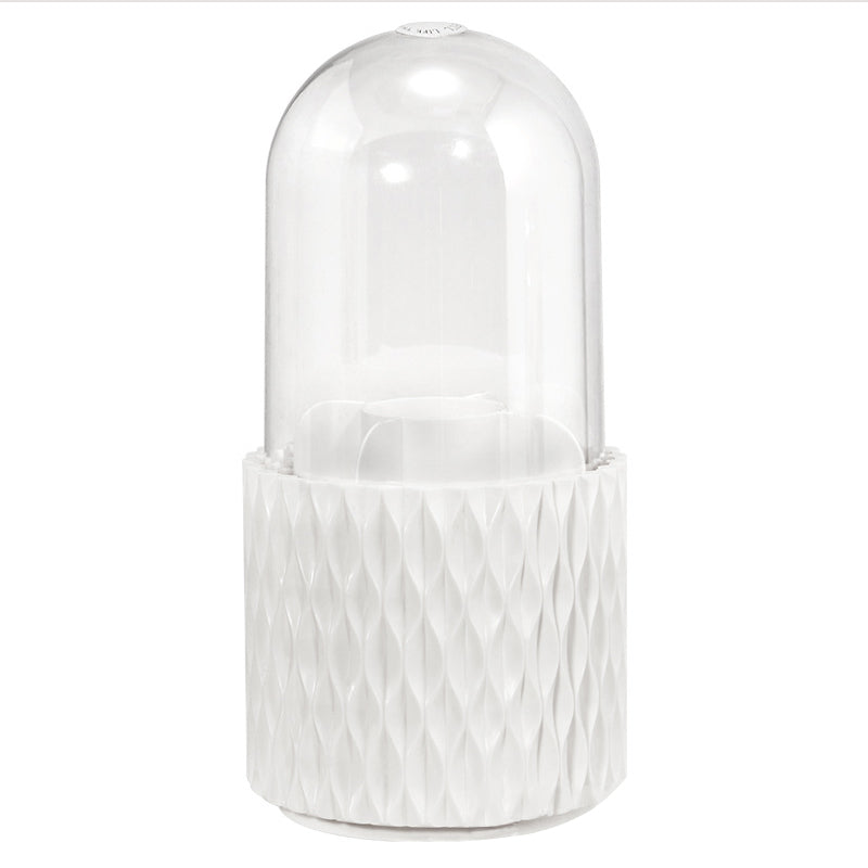 Dustproof Rotary Brush Cylinder – Makeup Brush Holder & Cosmetics Storage Box