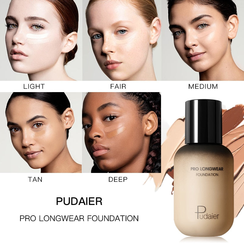 Full Coverage Liquid Foundation & BB Cream – Waterproof, Long-Lasting Concealer