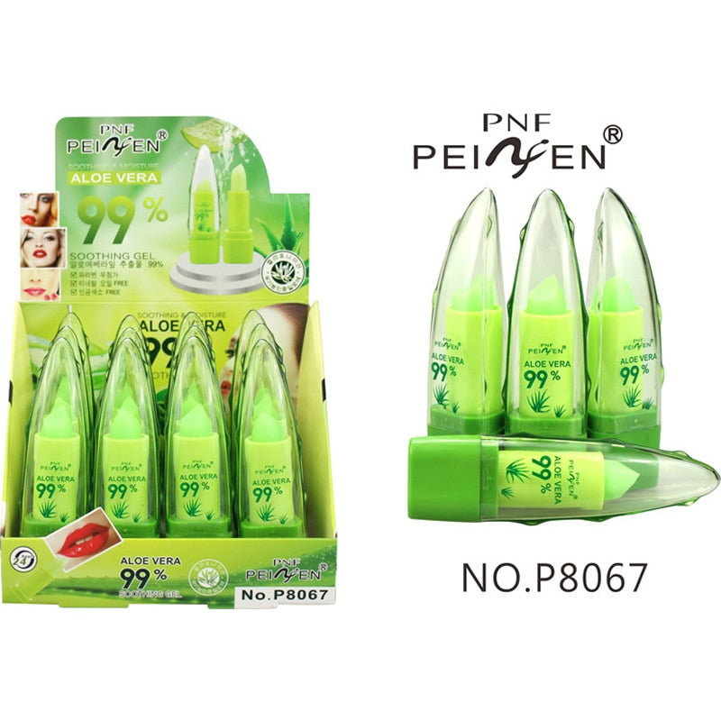 PNF Aloe Vera Colour-Changing Lip Balm – Natural Moisturising Lipstick