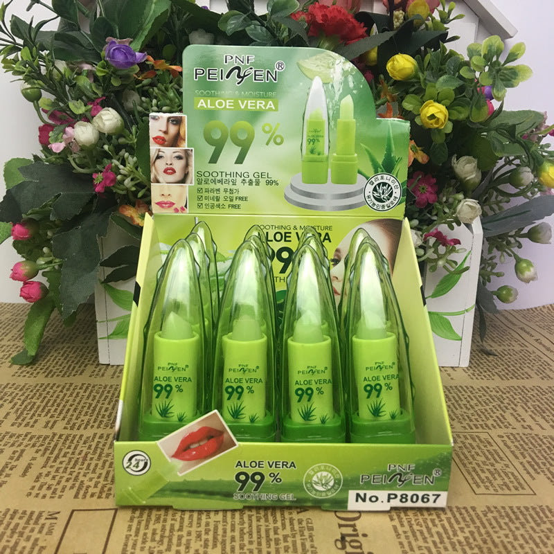 PNF Aloe Vera Colour-Changing Lip Balm – Natural Moisturising Lipstick