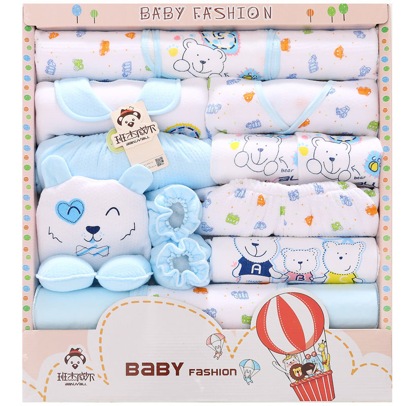 Baby Cotton 18-Piece Gift Set