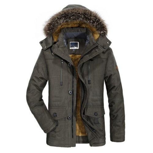 Große Warme Baumwolljacke für Herren & Damen | Größen L–7XL