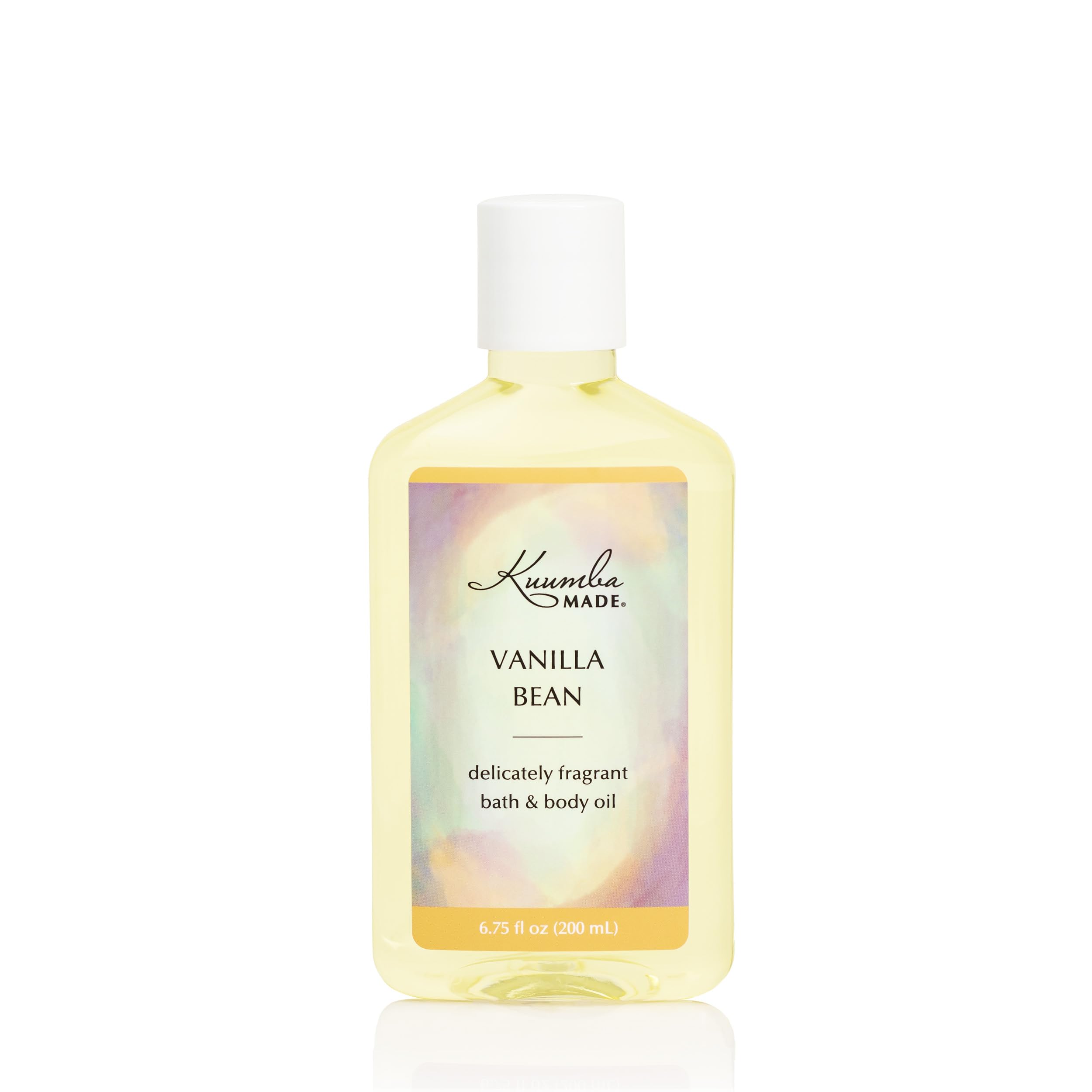 Kuumba Made Vanilla Bean Bath & Body Oil – Moisturising Scented Oil, 6.75oz (200ml)