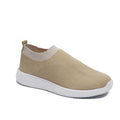Damen-Strick-Mesh-Socken-Sneaker mit dicker Sohle