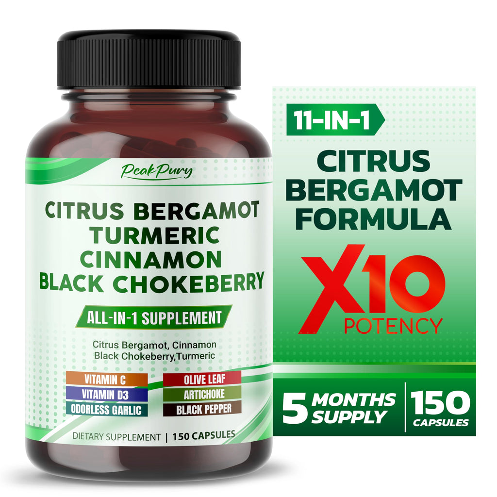 Citrus Bergamot, Cinnamon, Black Chokeberry & Turmeric Blend – Overall Wellness Support