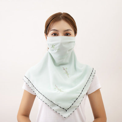 Women's UV Protection Chiffon Face Mask