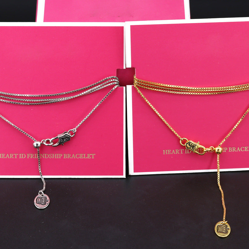 Adjustable Snake Chain Pendant Necklace