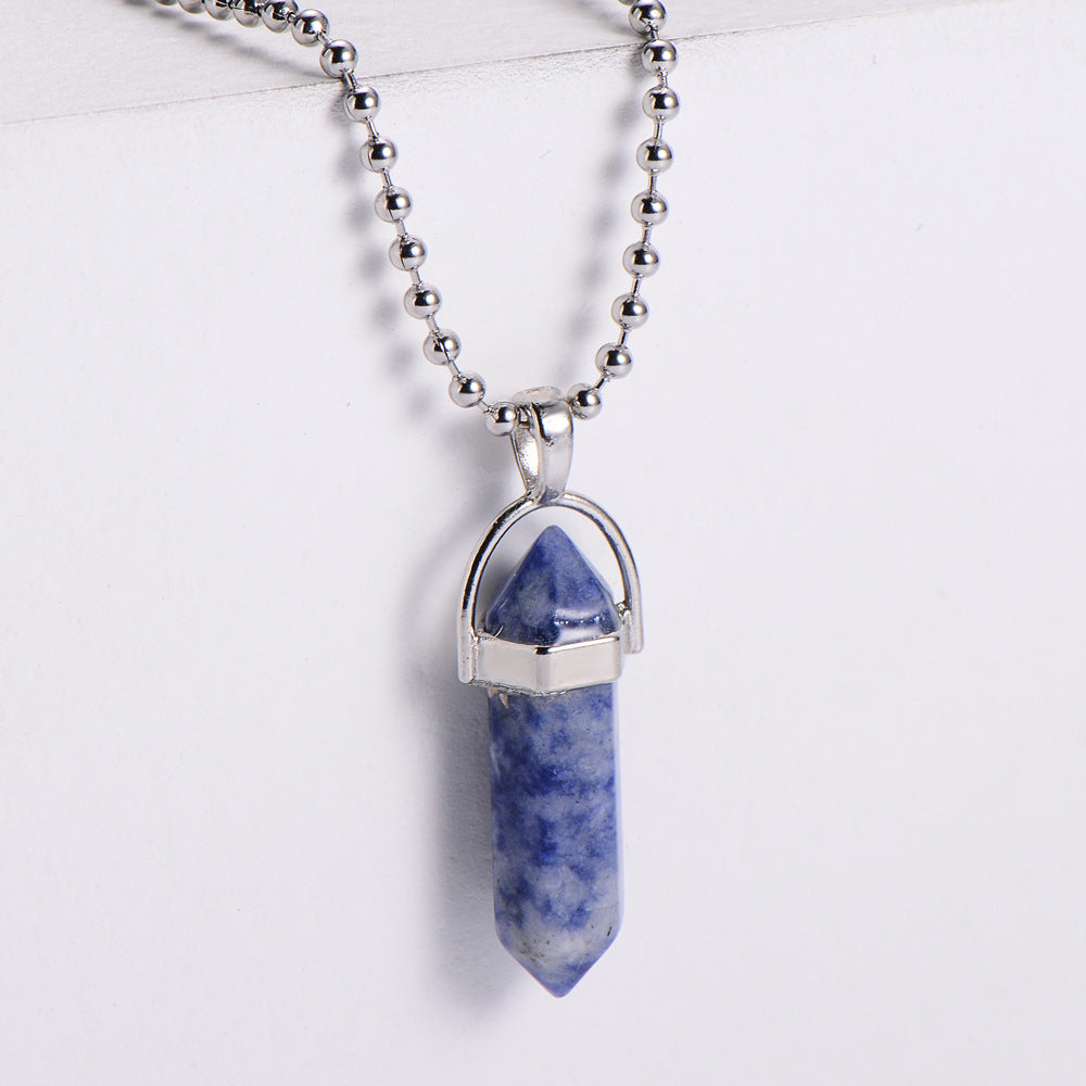 Women's Natural Stone Bead Necklace
