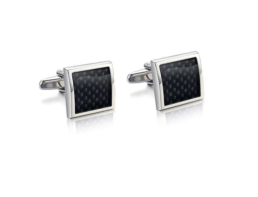 Men's Formal Cufflinks – Minimalist Geometric Copper Shirt Cufflinks