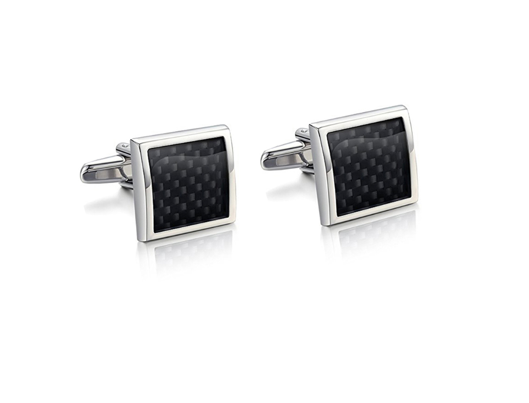 Men's Formal Cufflinks – Minimalist Geometric Copper Shirt Cufflinks