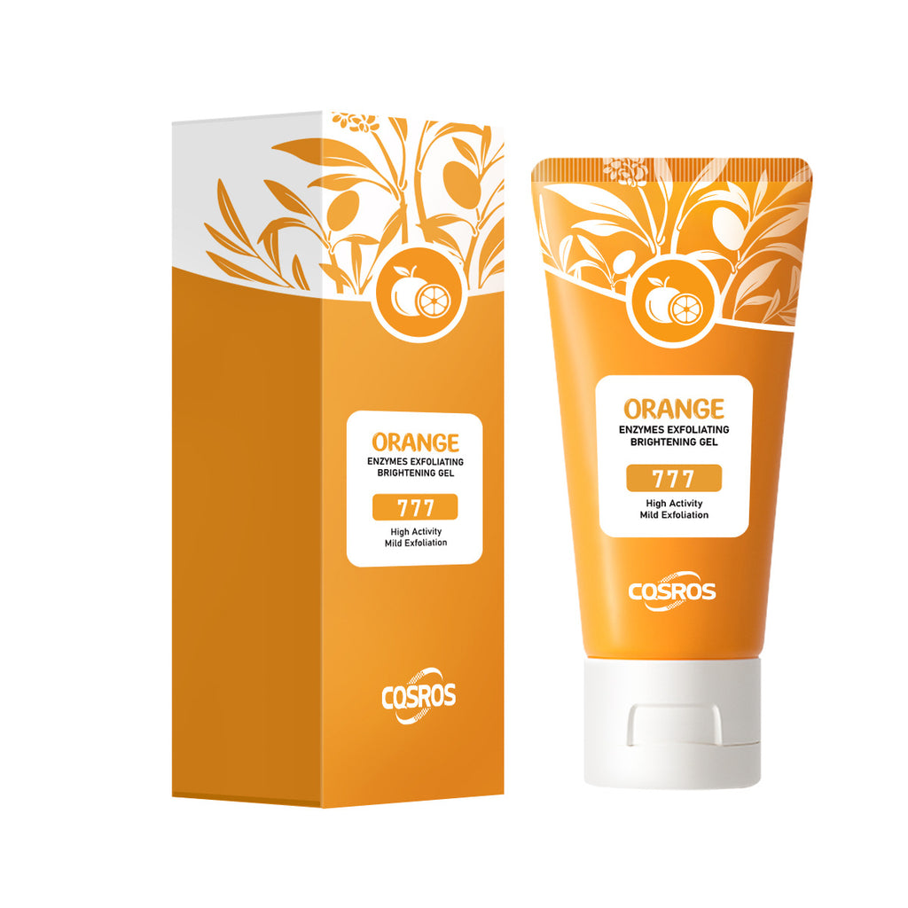 Orangen-Peeling-Gel für strahlende Haut – aufhellendes Gesichtspeeling für die Hautpflege
