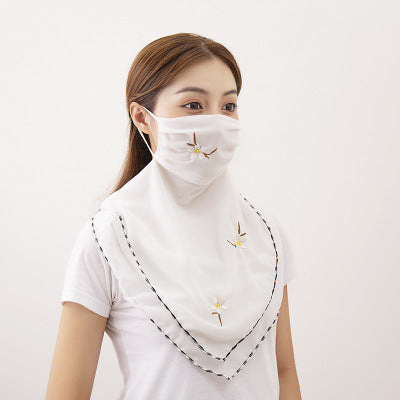 Women's UV Protection Chiffon Face Mask