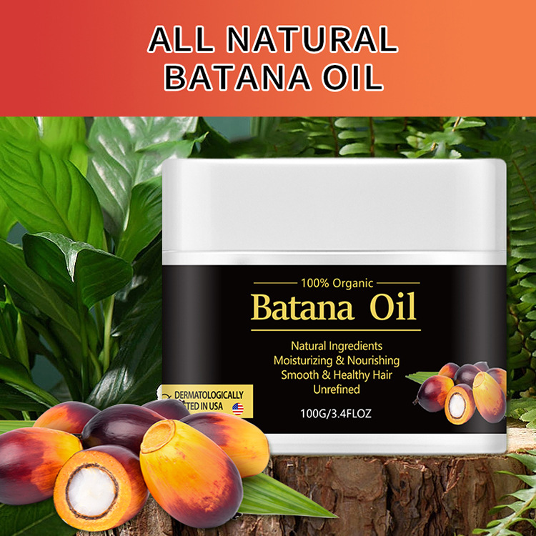 Essential Batana Hair Care Oil – Deep Nourishment & Hair Growth, Green & Brown