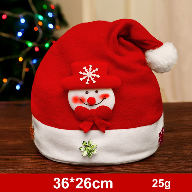 Weihnachten Schneemann & Weihnachtsmann Mützen | Festliche Weihnachtsmützen