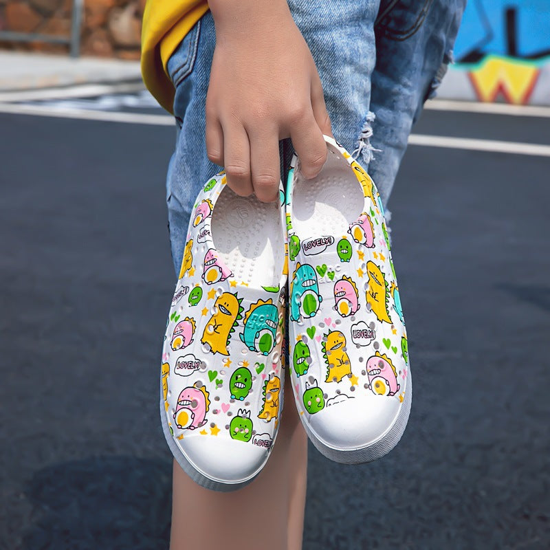 Kids' Breathable Water Sandals – Soft Sole Beach Sandals with Fun Patterns for Ages 4–12