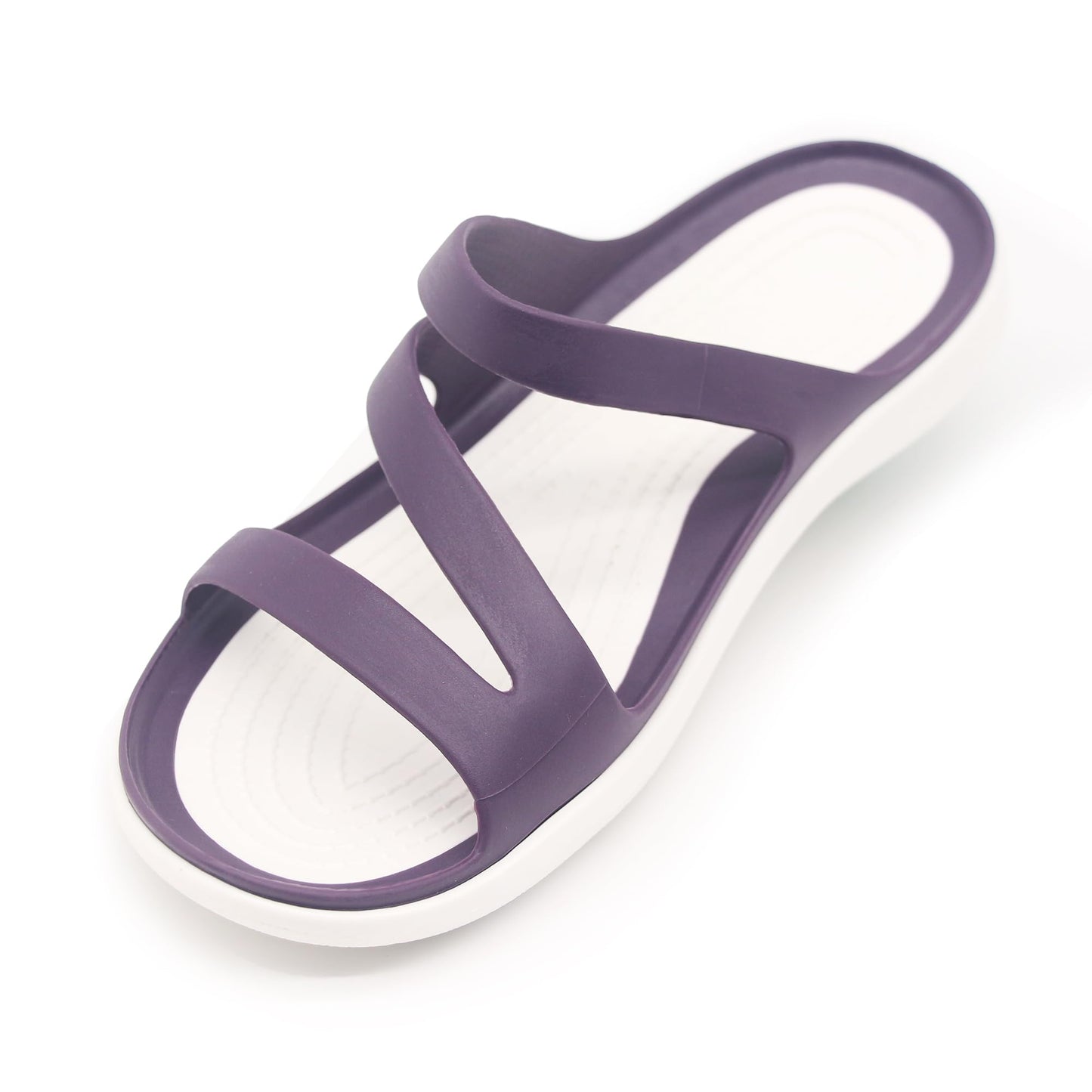 icosylify Womens Sandals Slide Sandals Black Sandals White Sandals Slippers for Women Soft Comfort Non-Slip Womens Shoes Indoor and Outdoor Use Quick Drying Pool Party Home Beach