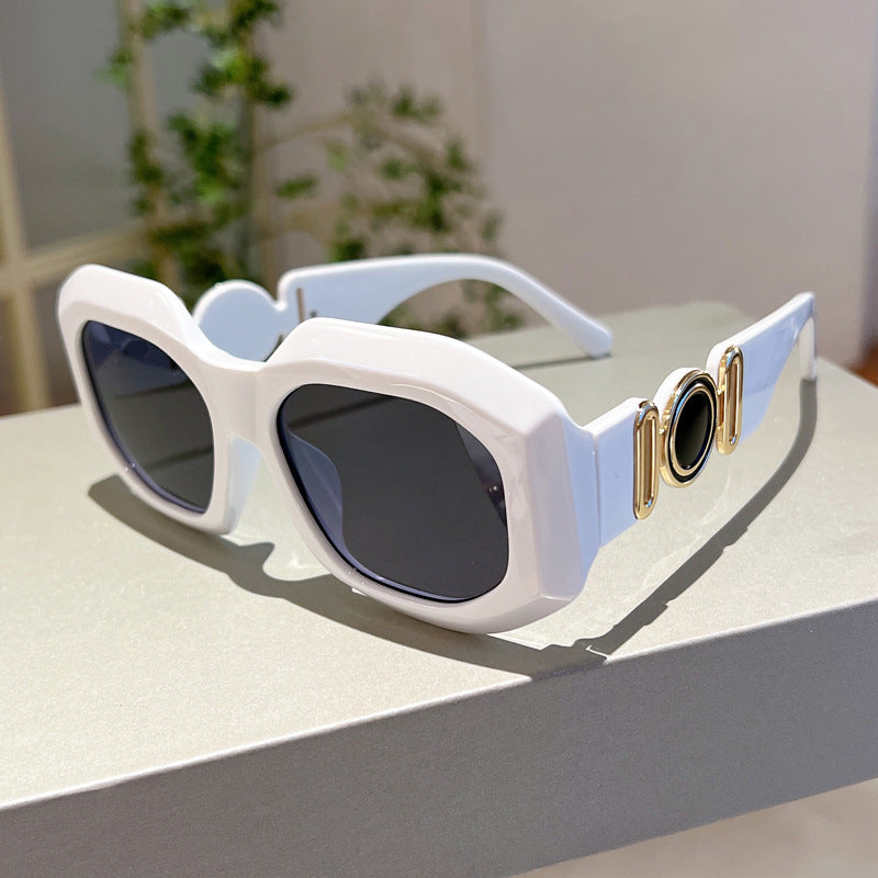 Oversized Polygon Sunglasses