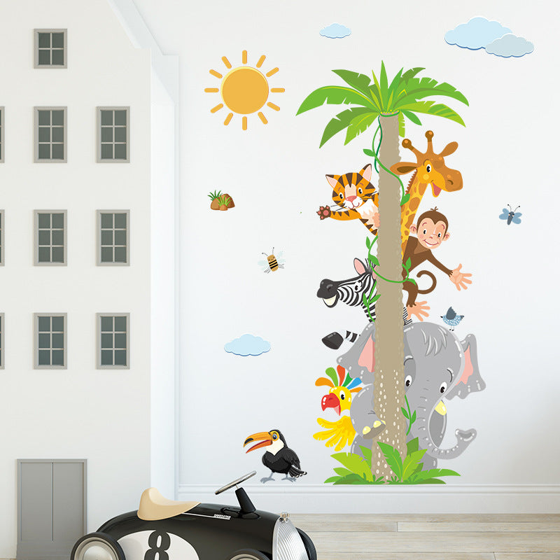 Tier Kokospalme Wandaufkleber für Kinderzimmer Deko