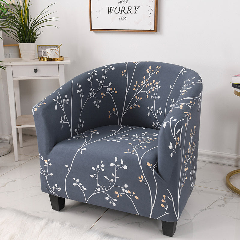 Geometric Stretch Single-Seat Sofa Cover