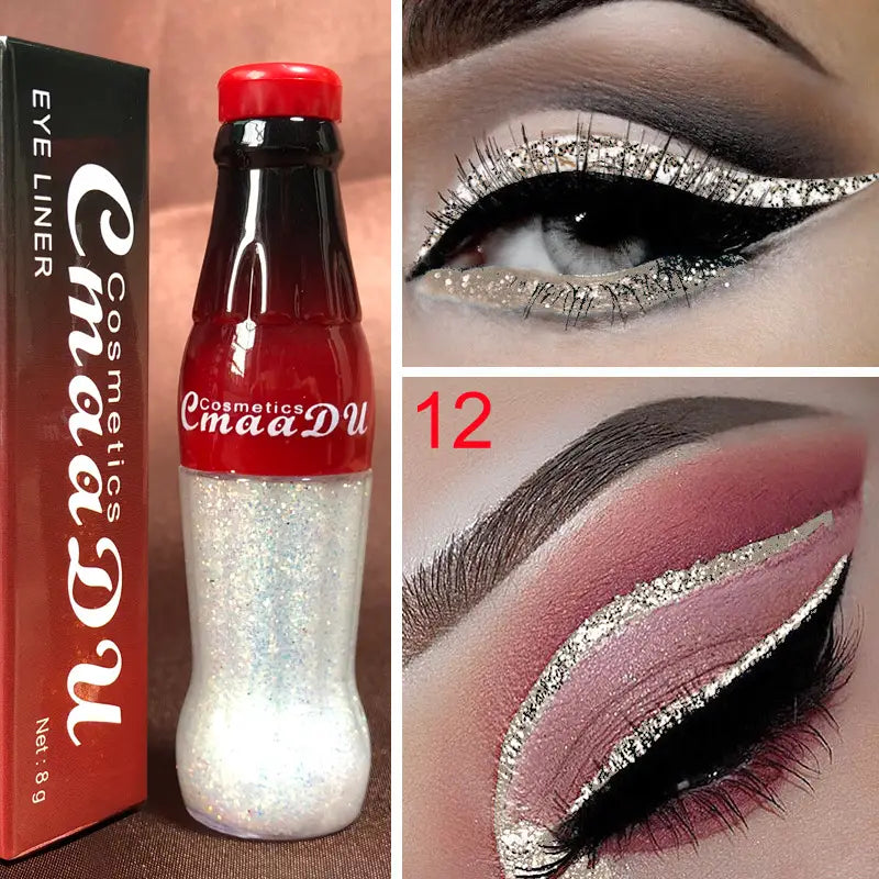 Waterproof Glitter Liquid Eyeshadow Set – Long-Lasting Shimmer Eye Colour