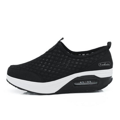 Slip-On Rocking Sole Cloth Shoes | Traditional Beijing Style