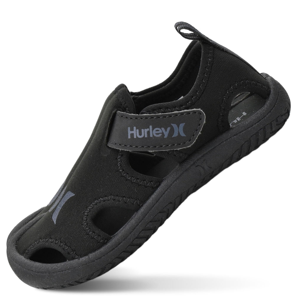 Hurley Kona Kleinkinder-Wasserschuhe – Strand-Essentials für Mädchen und Jungen, geschlossene Zehen, leichte, atmungsaktive Kinder-Wasserschuhe mit rutschfester Sohle und verstellbaren Riemen, Outdoor-Bade- und Kleinkinderschuhe