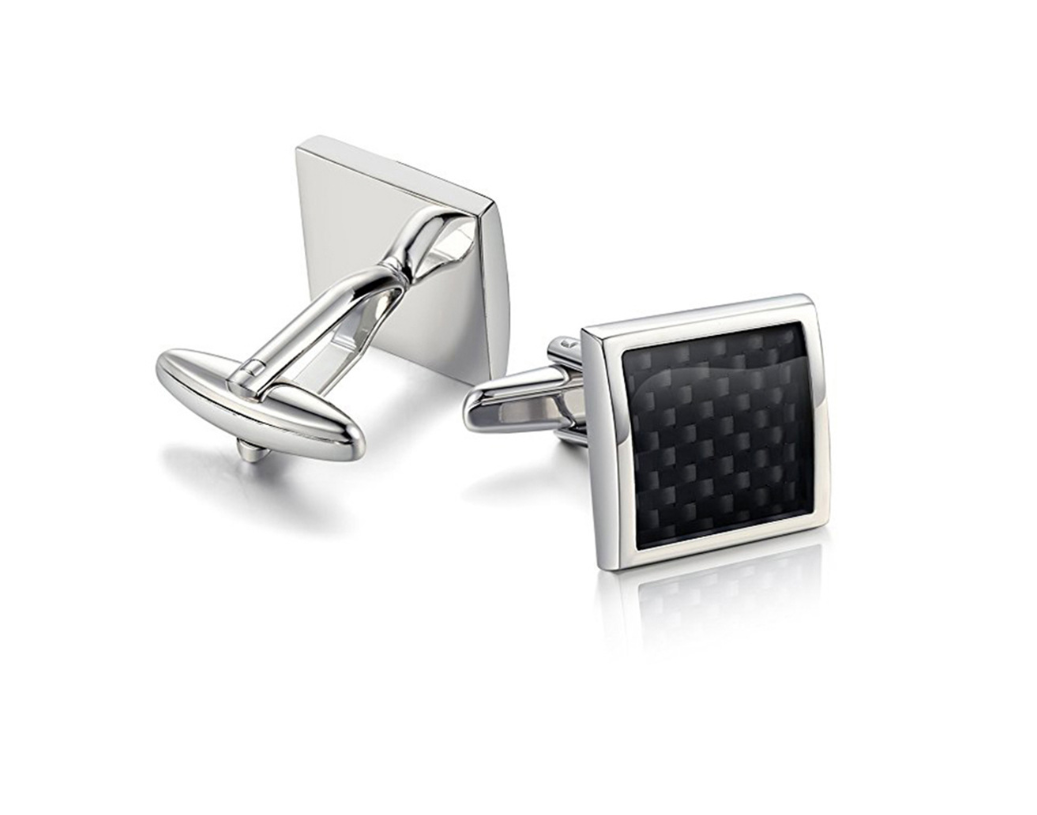 Men's Formal Cufflinks – Minimalist Geometric Copper Shirt Cufflinks